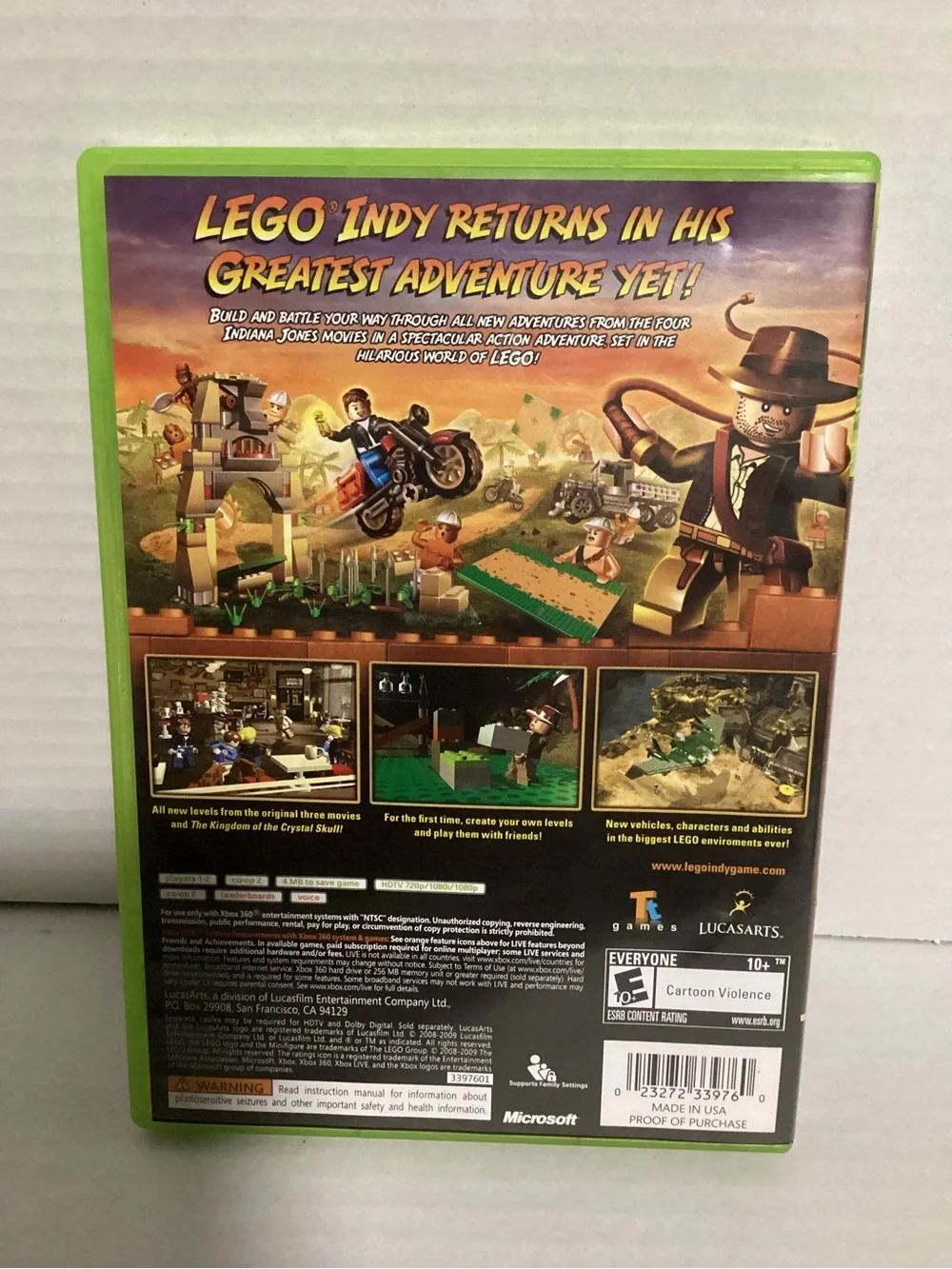 Microsoft Xbox 360 LEGO Indiana Jones 2